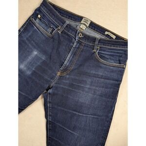 Flint and Tinder Mens Dark Wash Slim Fit Jeans 33 x 32 Made in USA READ